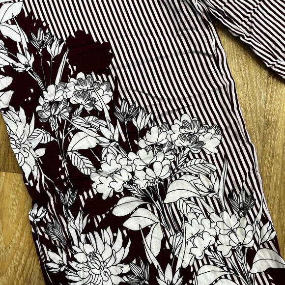 Maroon and white pants. - Picture 2 of 2